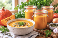 Kürbissuppe einkochen und genießen im Herbst