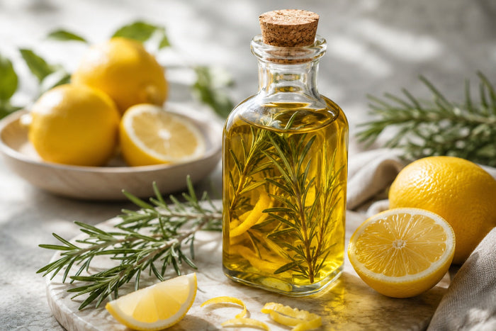 Zitronen-Rosmarin-Aromaöl - Rezept