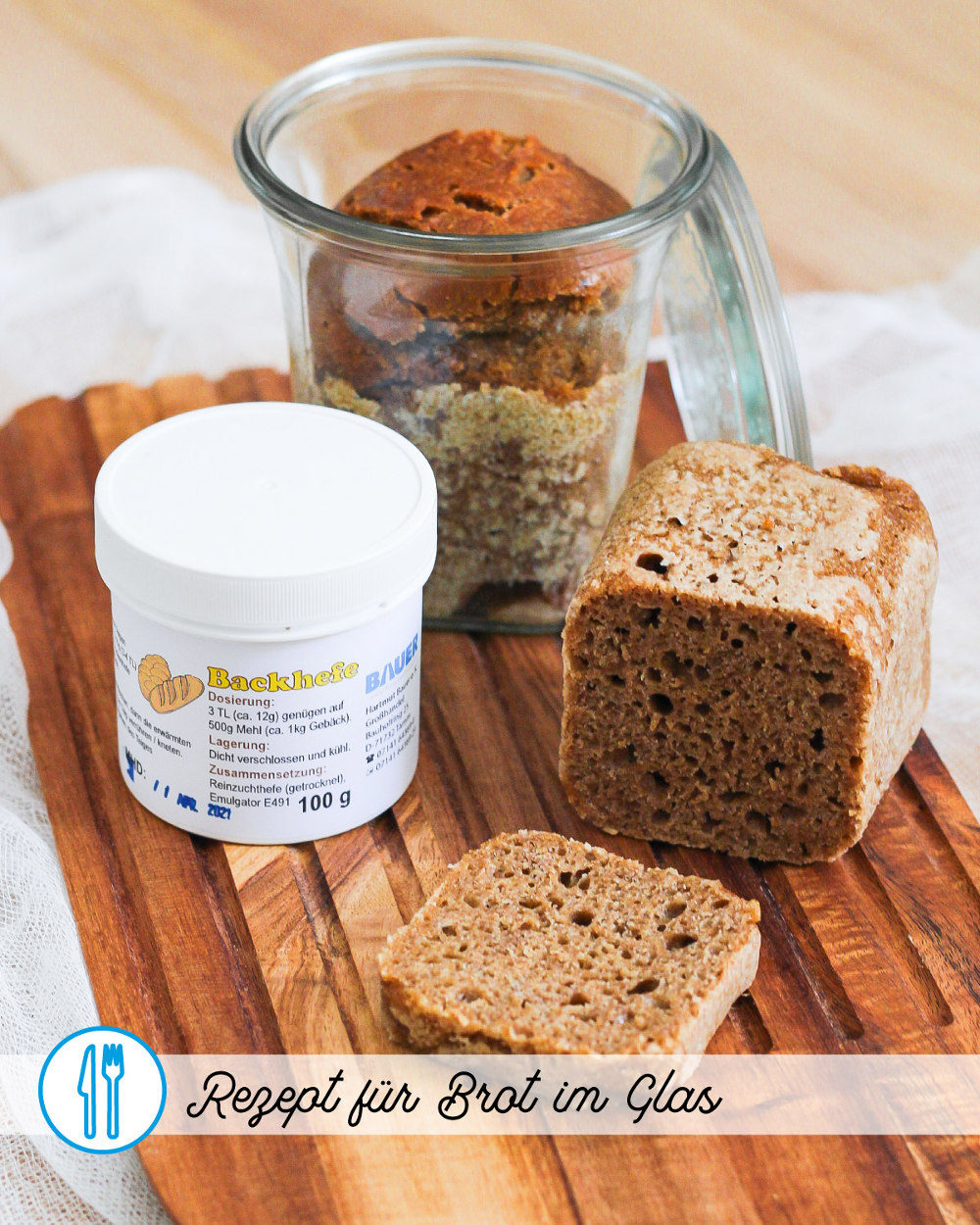 Brot im Glas - Grundrezept