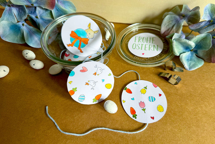 DIY: Niedliche Ostergirlande zum Ausdrucken