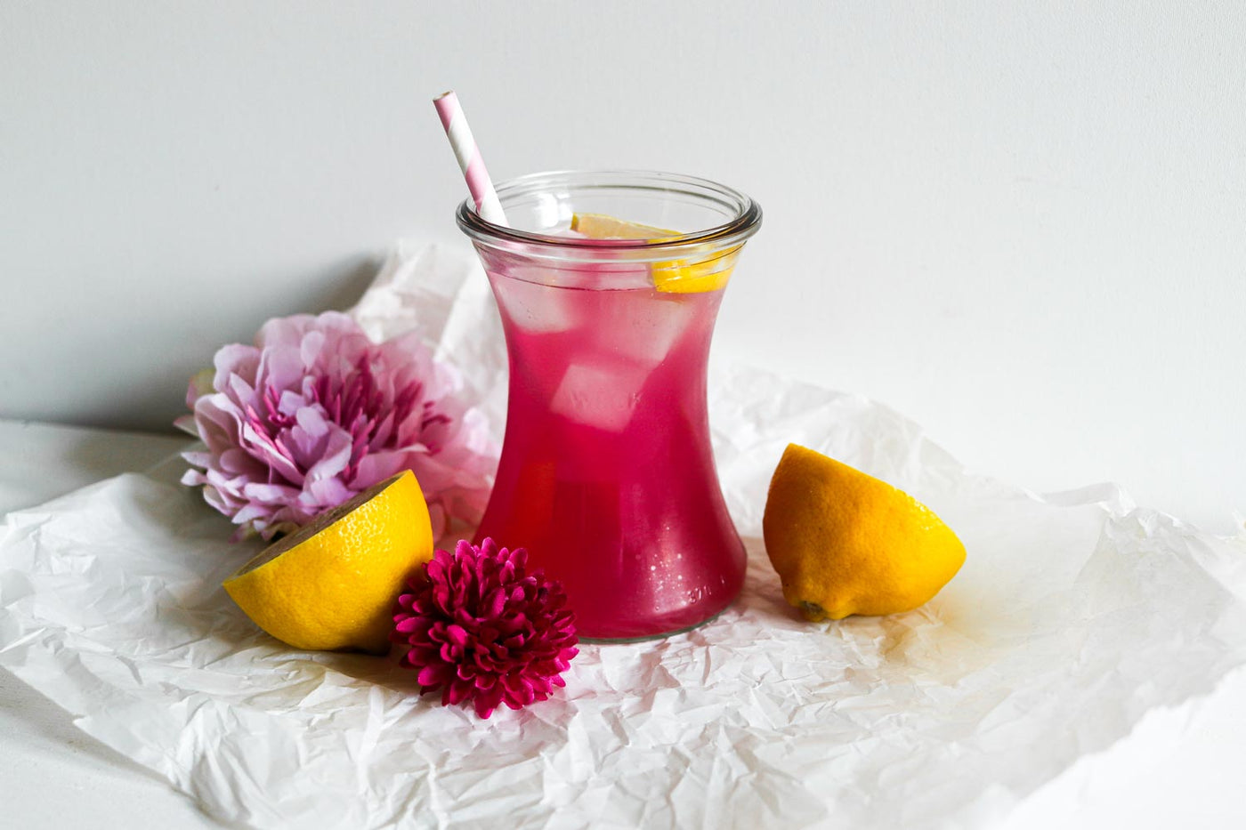 Für heiße Tage: Pinke Limonade
