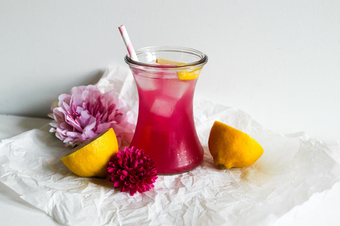 Für heiße Tage: Pinke Limonade