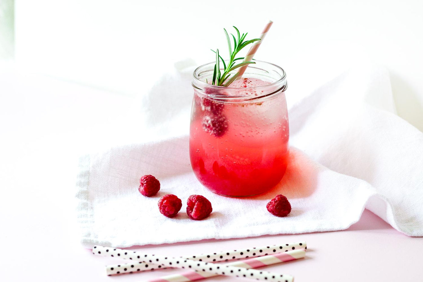Himbeer-Gin-Tonic - Cocktail-Rezept