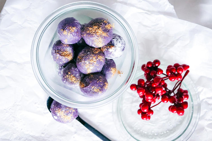 Rezept für Schoko-Trüffel mit Blaubeeren