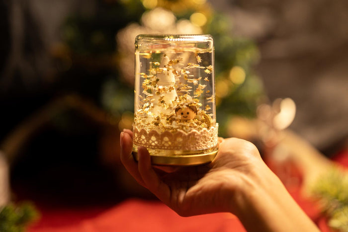 Schneekugel DIY selbst gestalten für Weihnachten als Geschenk und Deko