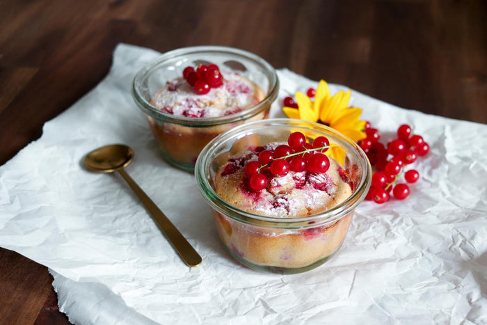 Schneller Johannisbeerkuchen im Glas