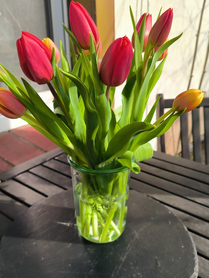 WECK-Gläser als Blumenvase - WECK als Dekoration