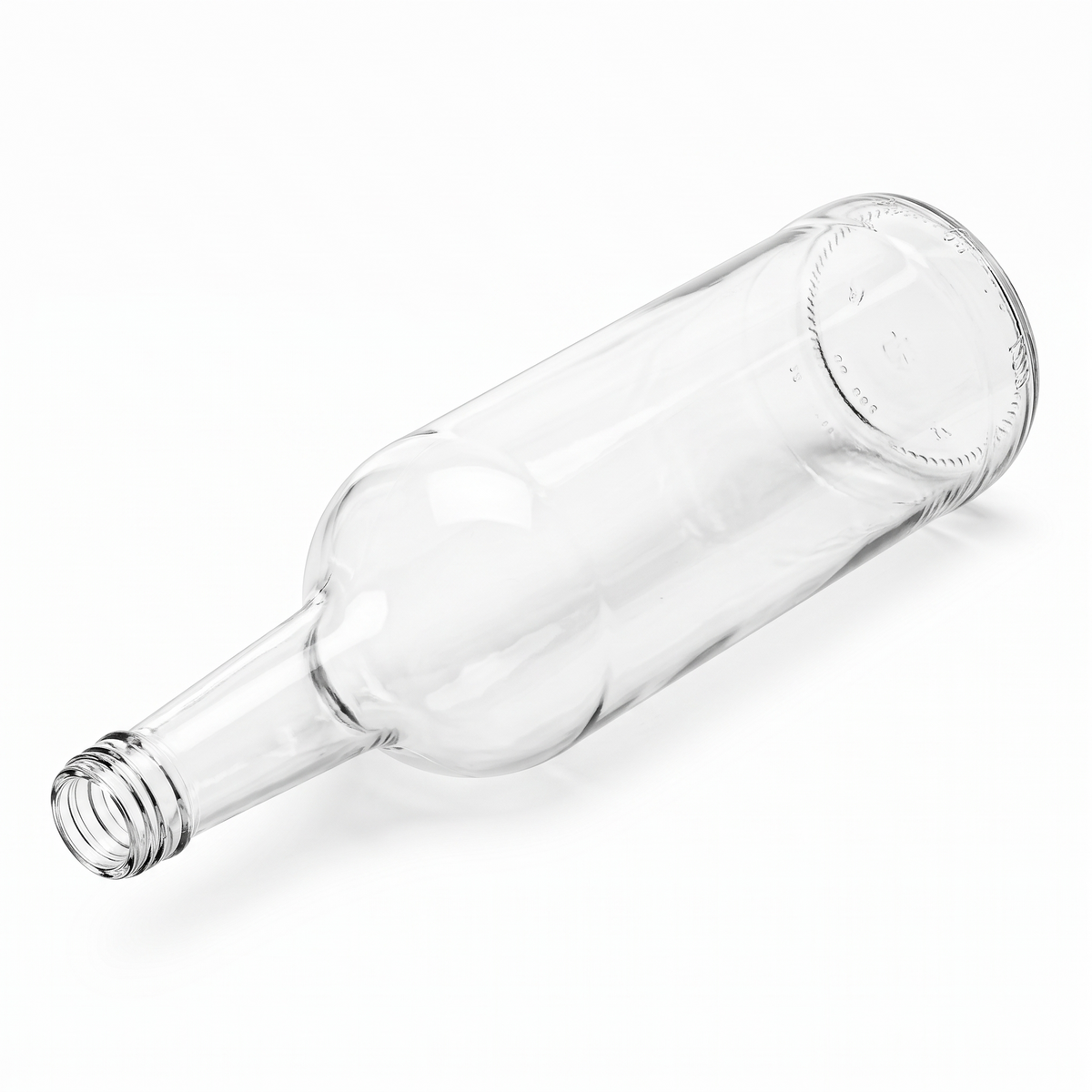 1 Liter Gradhalsflasche- Flasche zum selbst Abfüllen