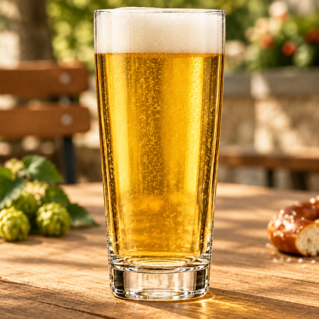 Lifestyle-Aufnahme: Bierglas Pasabahce Willibecher 200 ml - 12er-Set geeicht