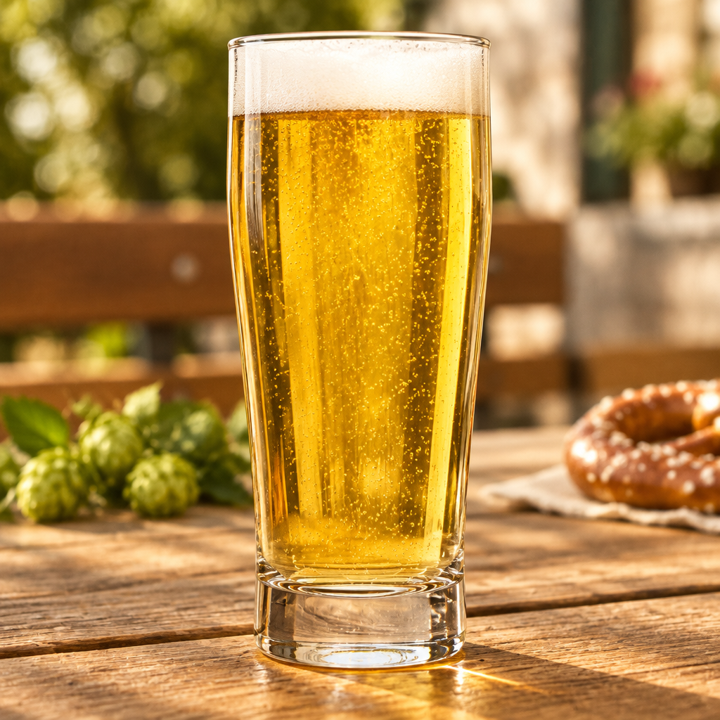 Lifestyle-Aufnahme: Bierglas Pasabahce Willibecher 250 ml - 12er-Set geeicht