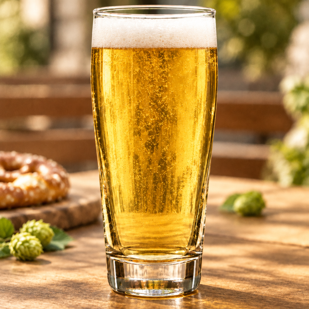 Lifestyle-Aufnahme: Bierglas Pasabahce Willibecher 300 ml - 12er-Set geeicht