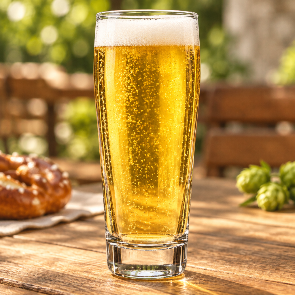 Lifestyle-Aufnahme: Bierglas Pasabahce Willibecher 400 ml - 12er-Set geeicht