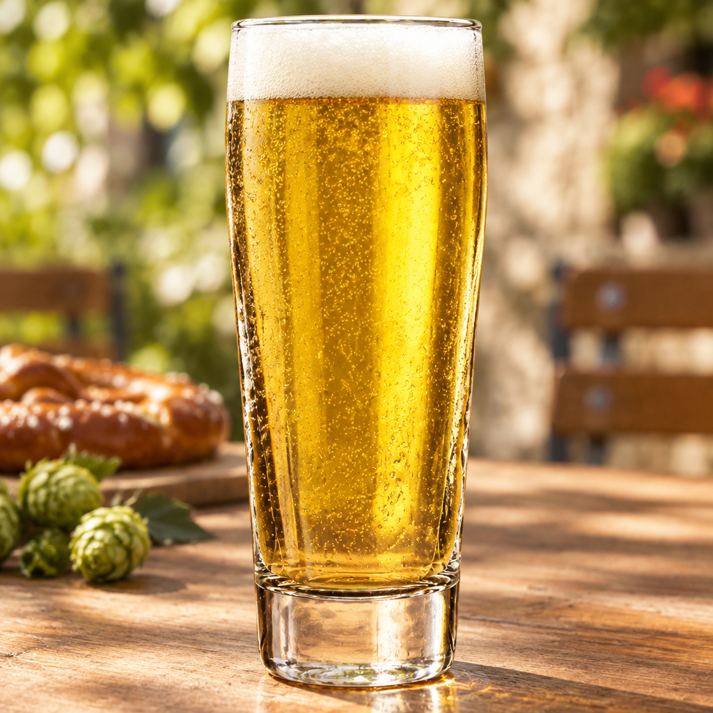 Lifestyle-Aufnahme: Bierglas Pasabahce Willibecher 500 ml - 12er-Set geeicht