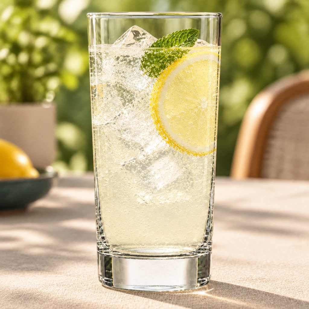 Lifestyle-Aufnahme: Longdrinkglas Pasabahce Istanbul 500 ml - 12er-Set geeicht