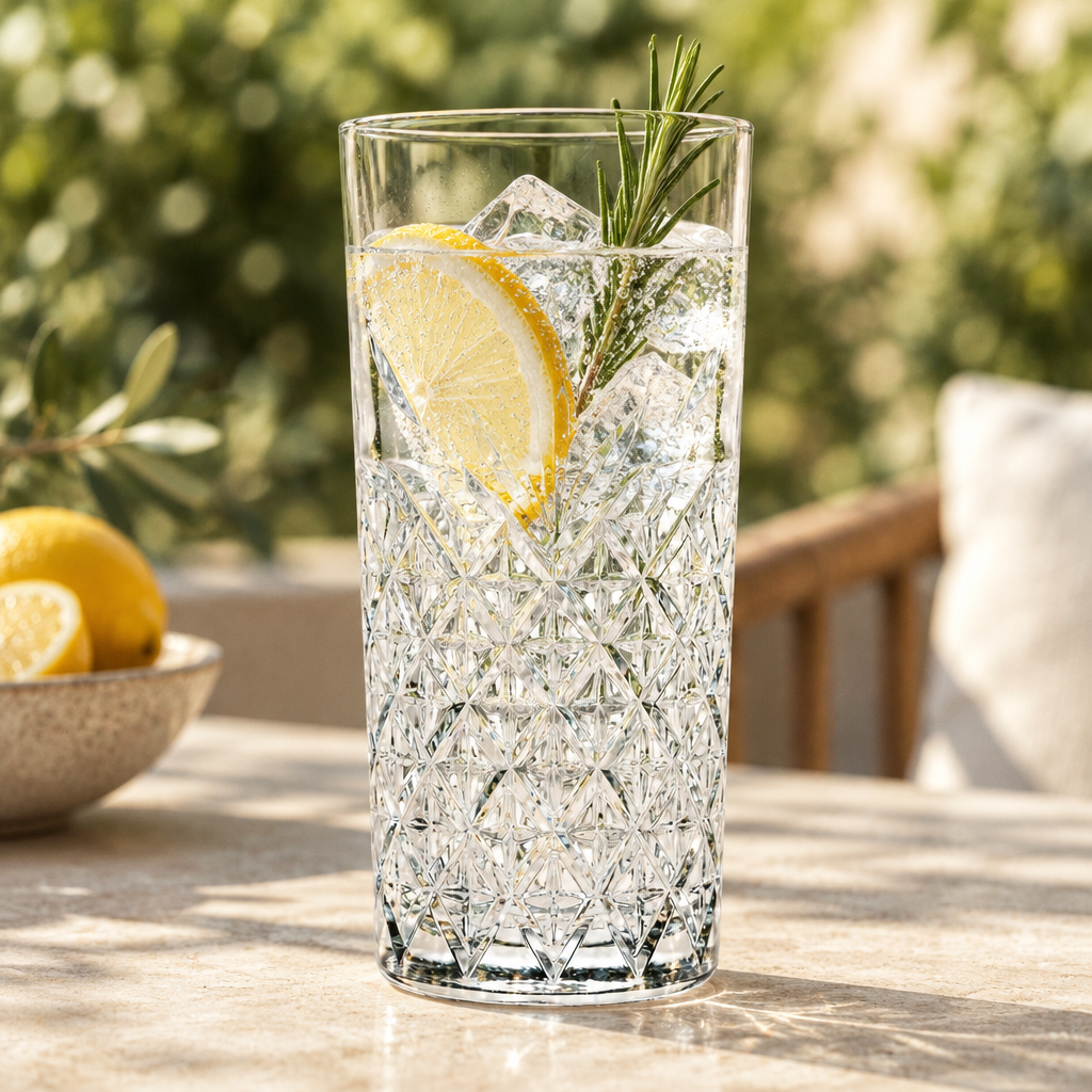 Lifestyle-Aufnahme: Longdrinkglas Pasabahce Timeless 360 ml - 6er-Set