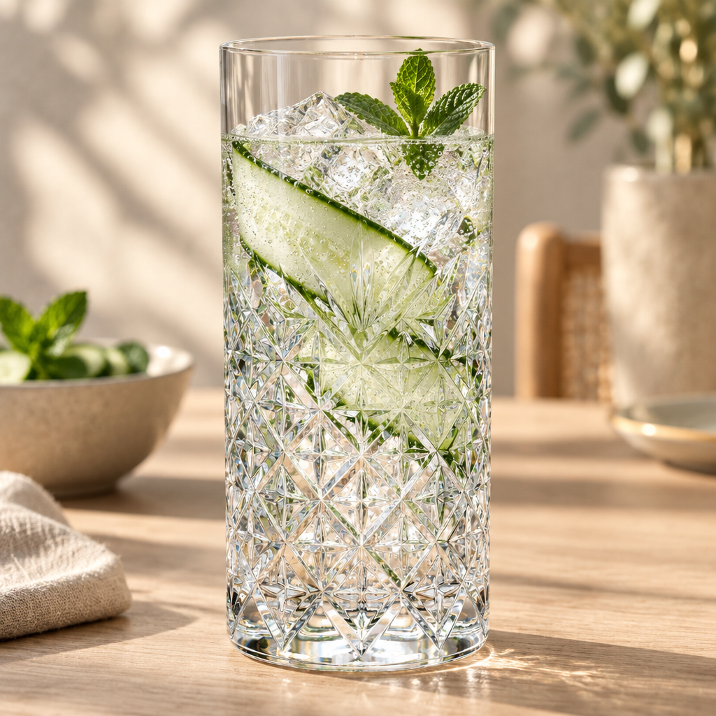 Lifestyle-Aufnahme: Longdrinkglas Pasabahce Timeless 295 ml - 12er-Set