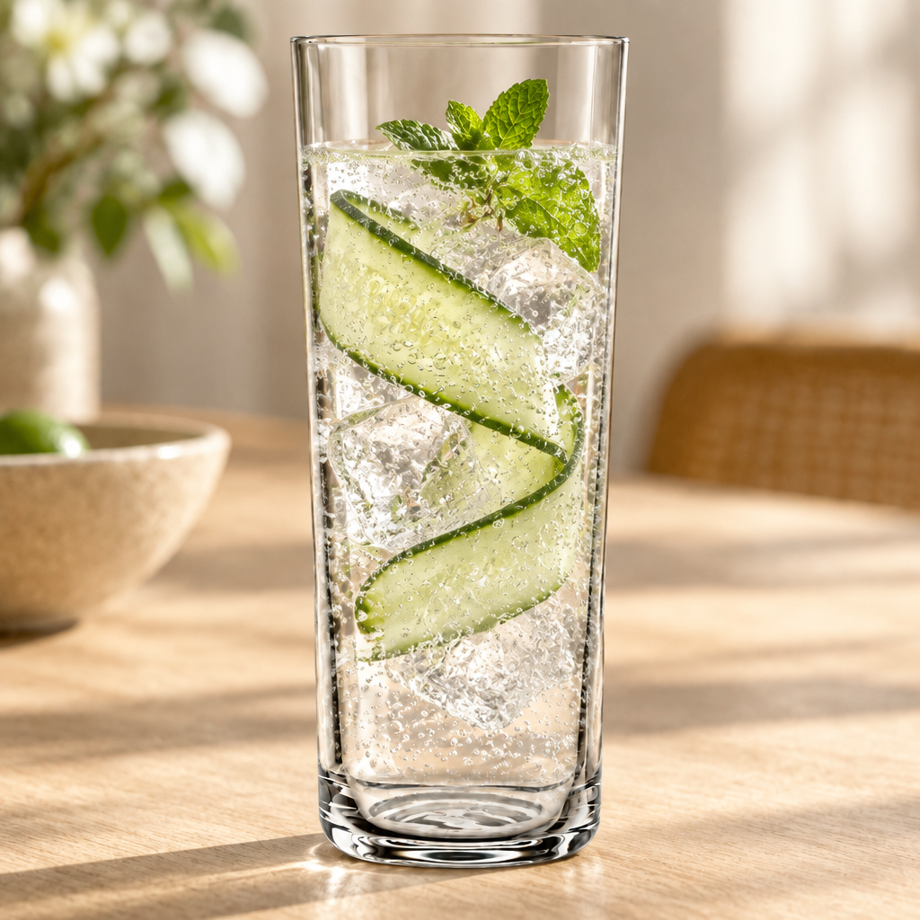 Lifestyle-Aufnahme: Longdrinkglas Nude Savage Highball 330 ml - 6er-Set
