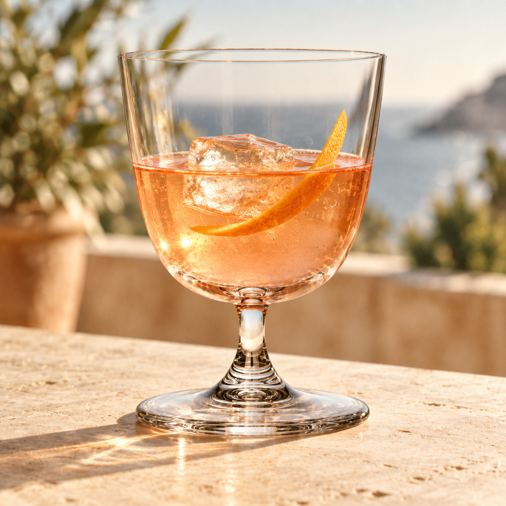 Lifestyle-Aufnahme: Cocktailglas Nude Giorgio Bargiani 320 ml - 4er-Set