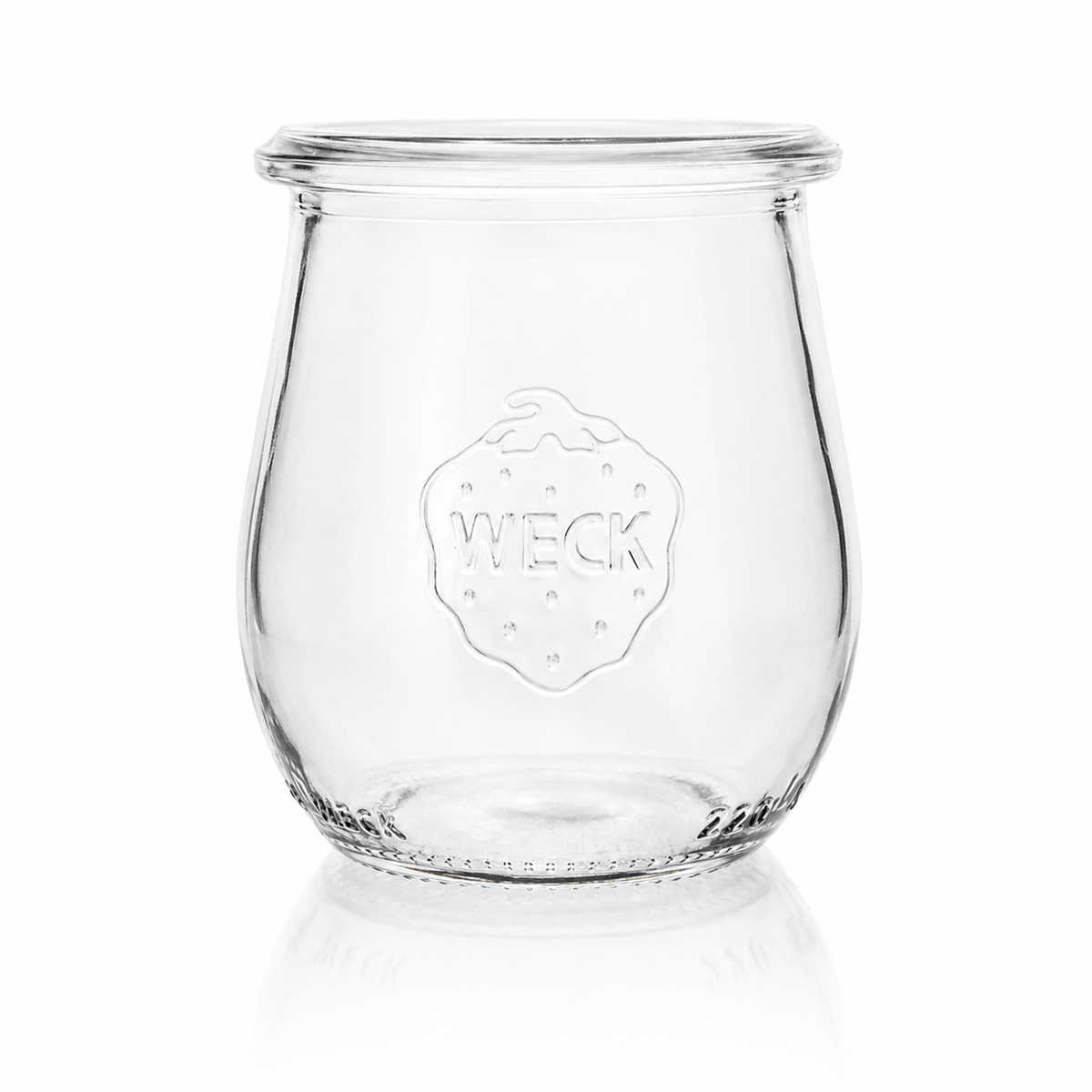 WECK-Tulpenglas 220 ml RR 60 mit Glasdeckel im 12er Karton
