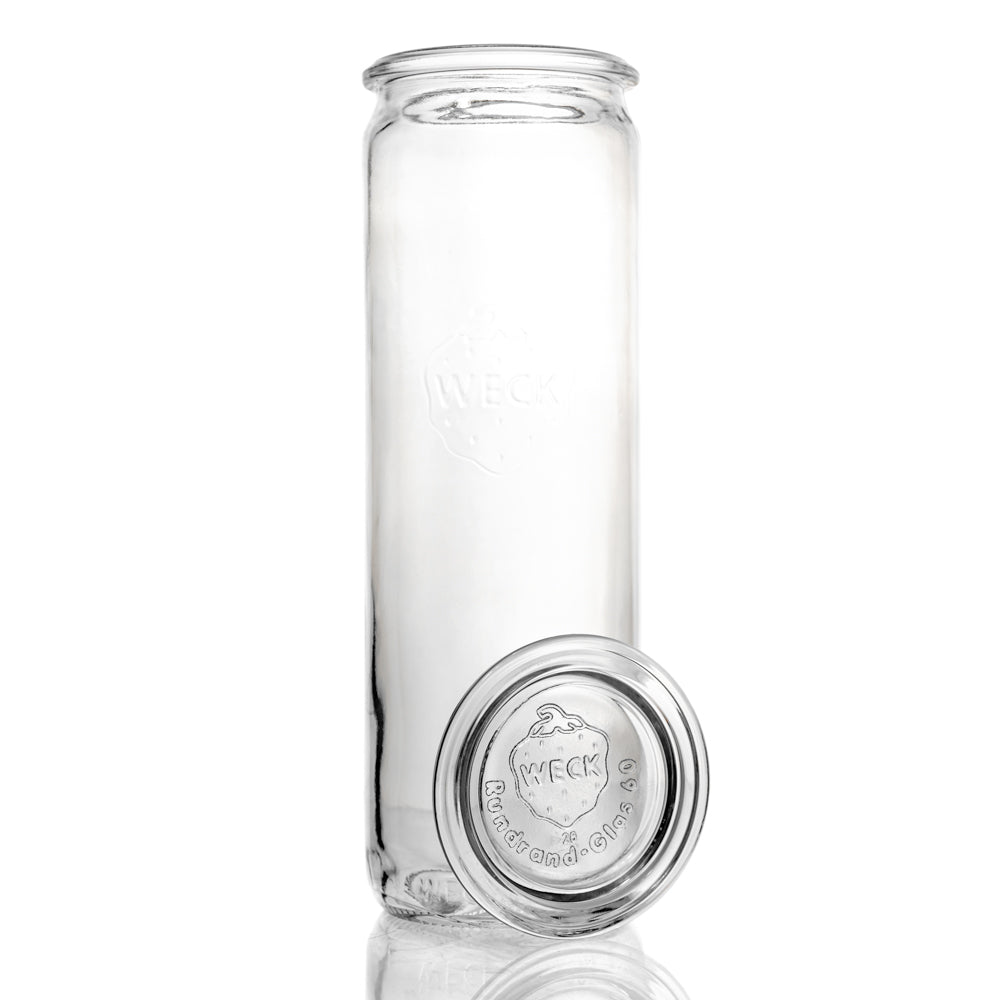 WECK-Zylinderglas 600 ml RR 60 mit Glasdeckel im 6er Karton
