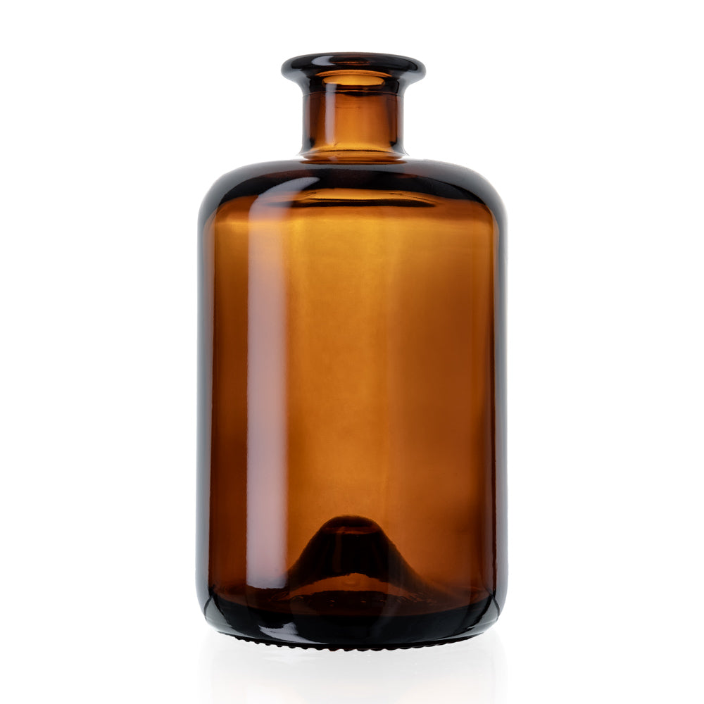 Apothekerflasche 0,5 l antik Tellerrandmündung