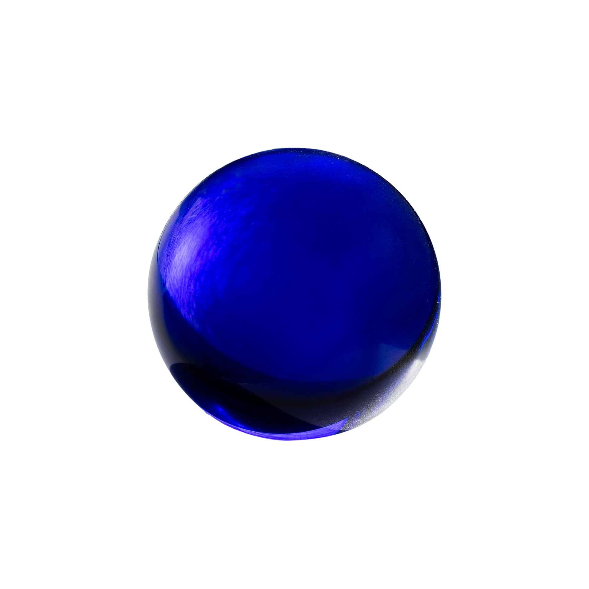 Blaue Glaskugel ohne Einschlüsse Ø 50 mm