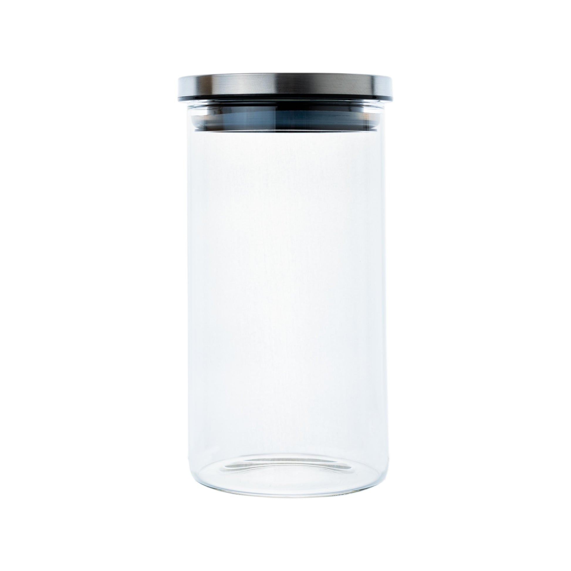 Borosilikatglas - Vorratsglas 1100 ml mit Edelstahldeckel
