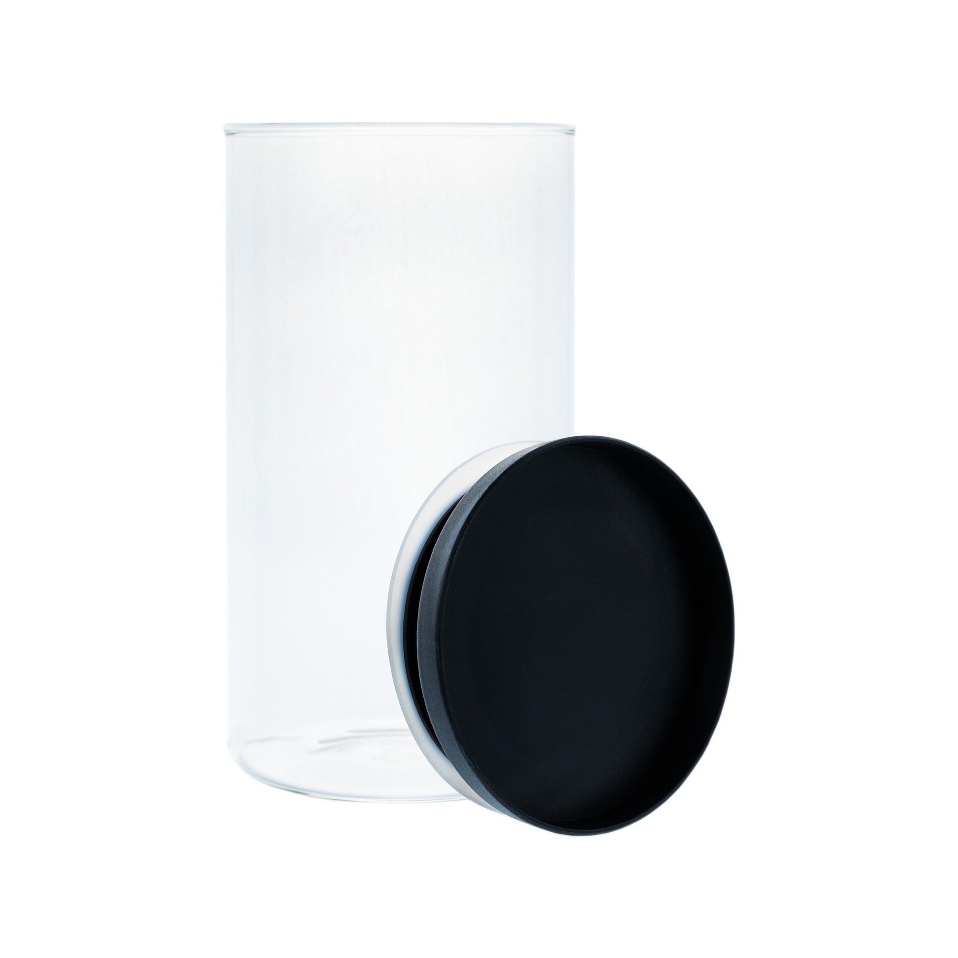 Borosilikatglas - Vorratsglas 1100 ml mit Kunststoffdeckel – Ansicht 2