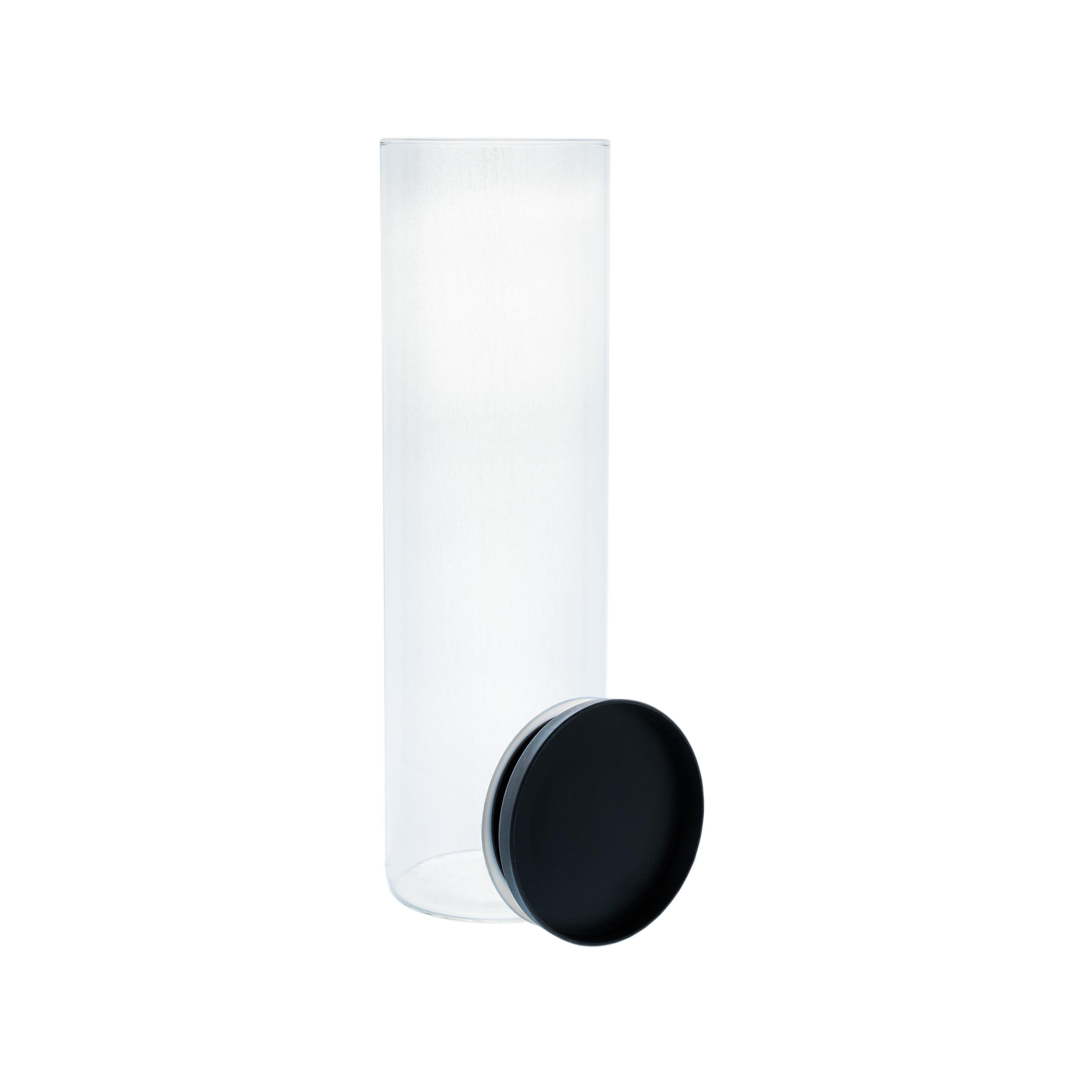 Borosilikatglas - Vorratsglas 2000 ml mit Kunststoffdeckel – Ansicht 2