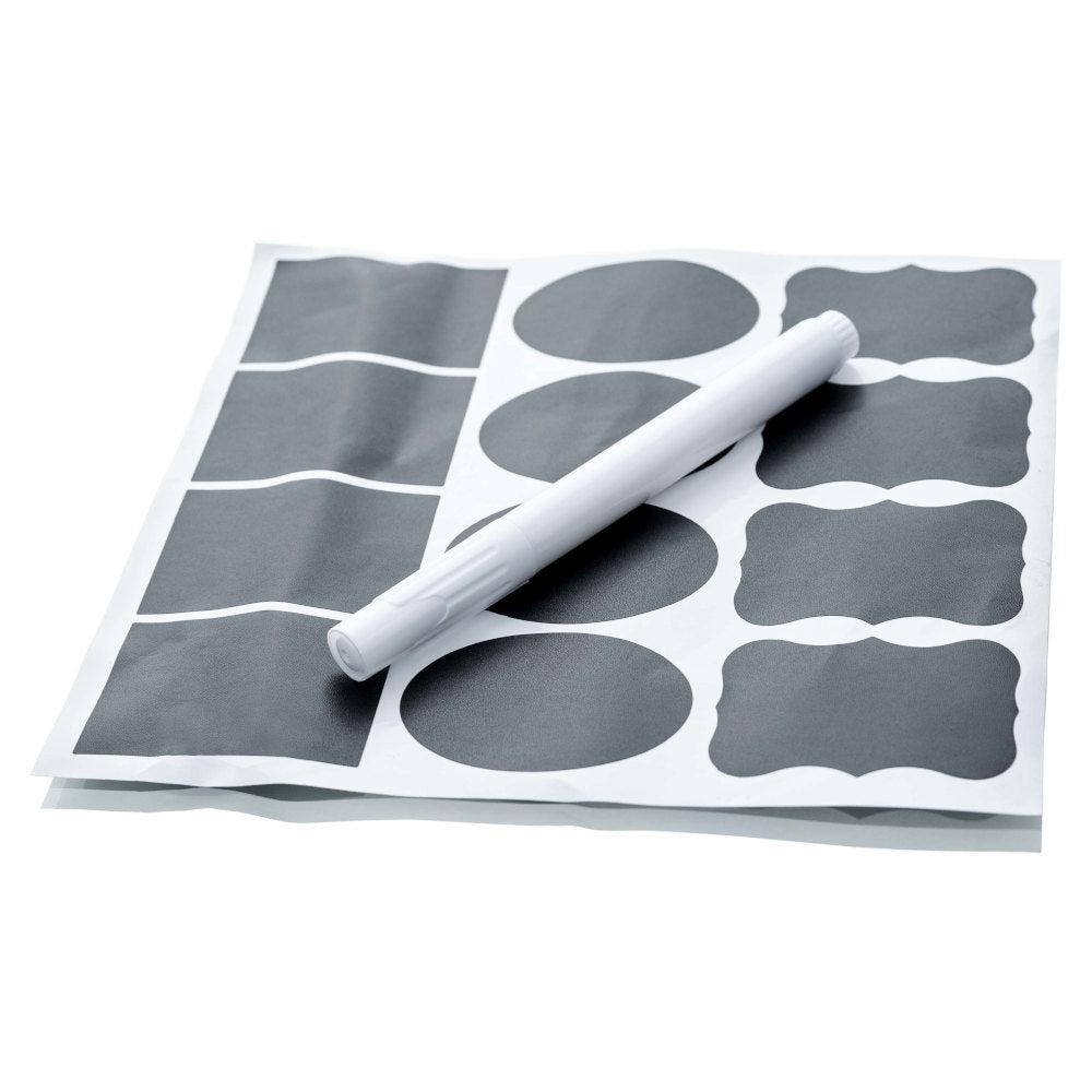 Etiketten Set mit Stift - für Einmachgläser