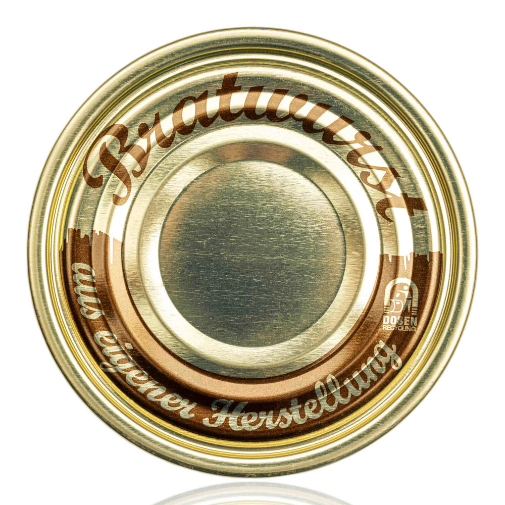 Falzdeckel 99 mm - Bratwurst