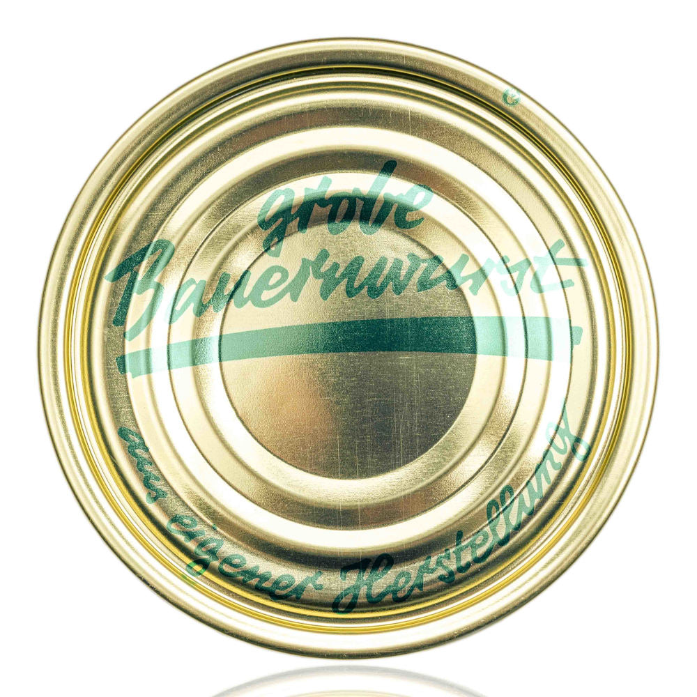 Falzdeckel 99 mm  - Grobe Bauernwurst