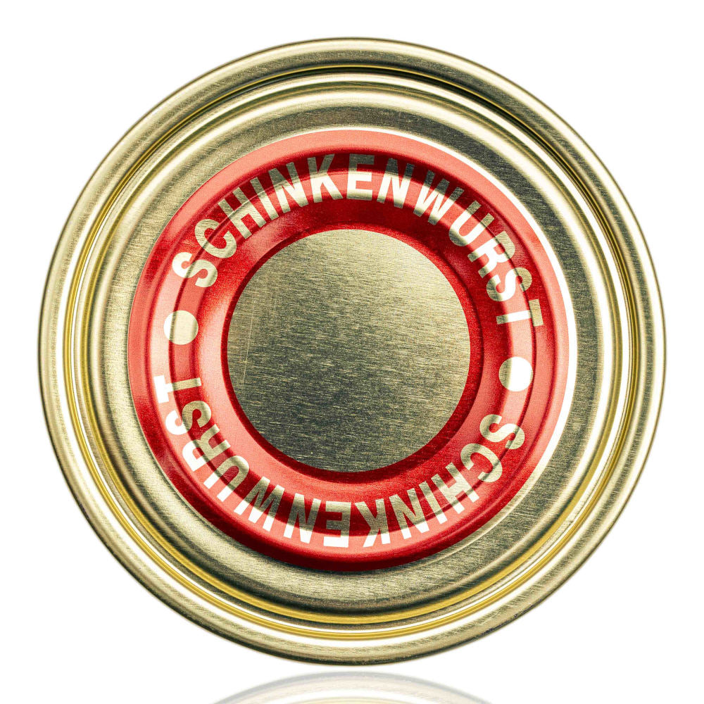 Falzdeckel 99 mm - Schinkenwurst