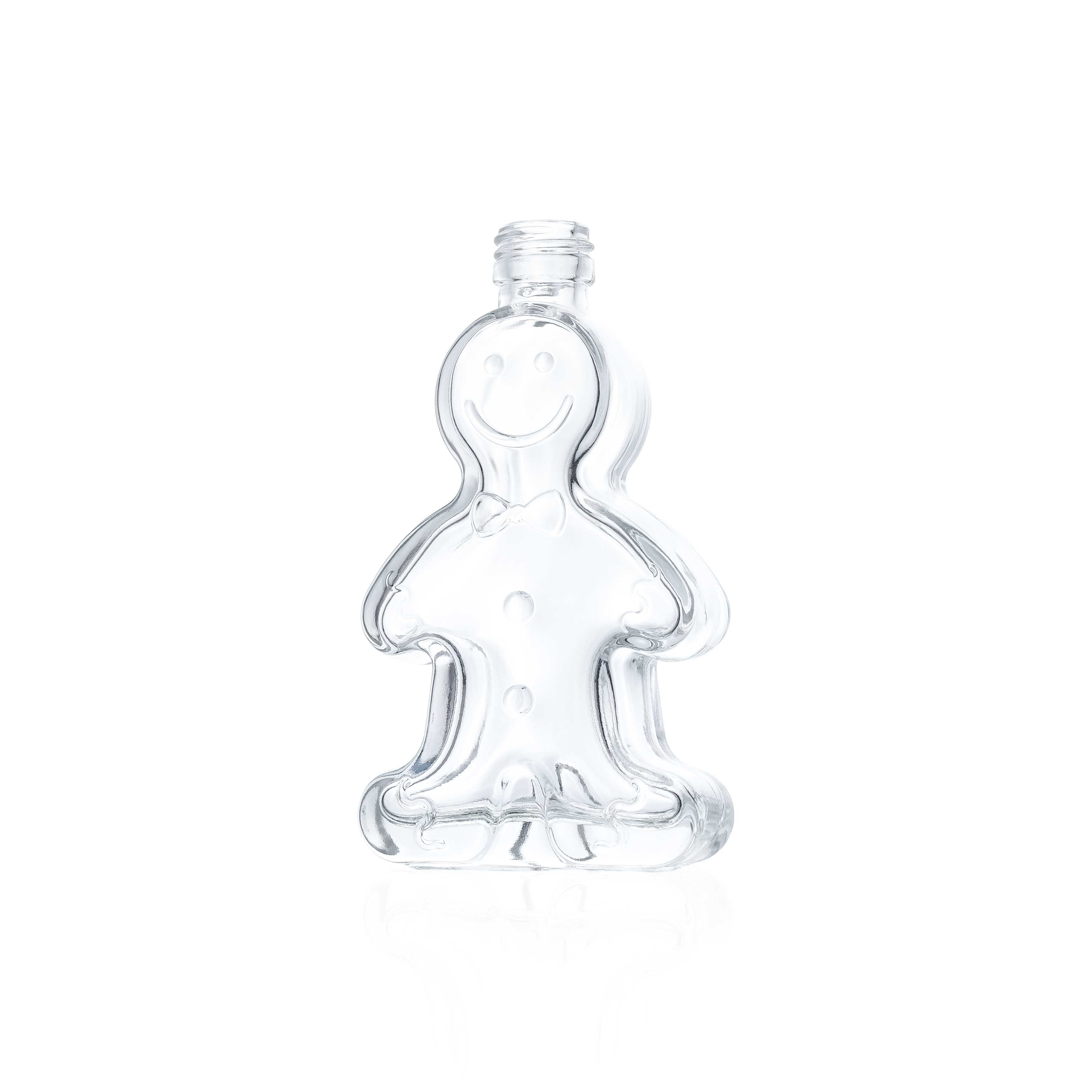 Flasche Gingerbread 50 ml weiss PP 18
