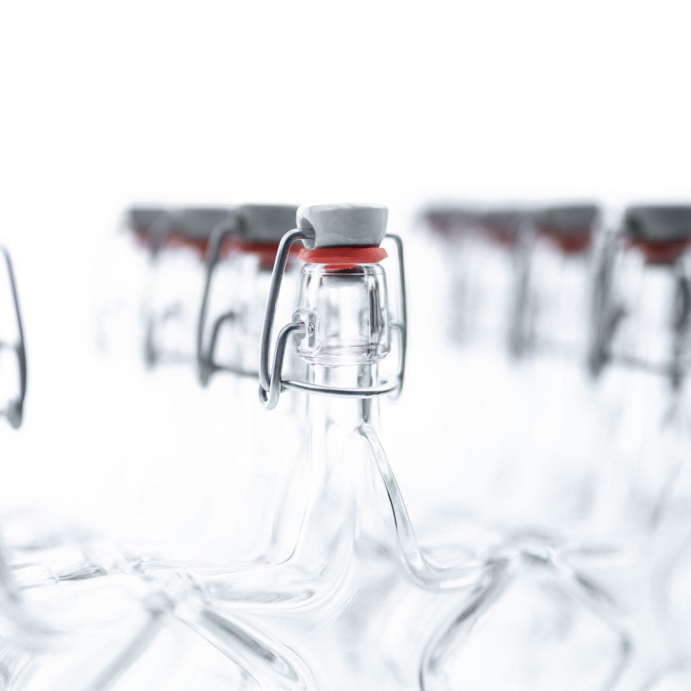 Flasche Stern 40 ml im 12er Weihnachtsset mit Bügelverschluss – Ansicht 3