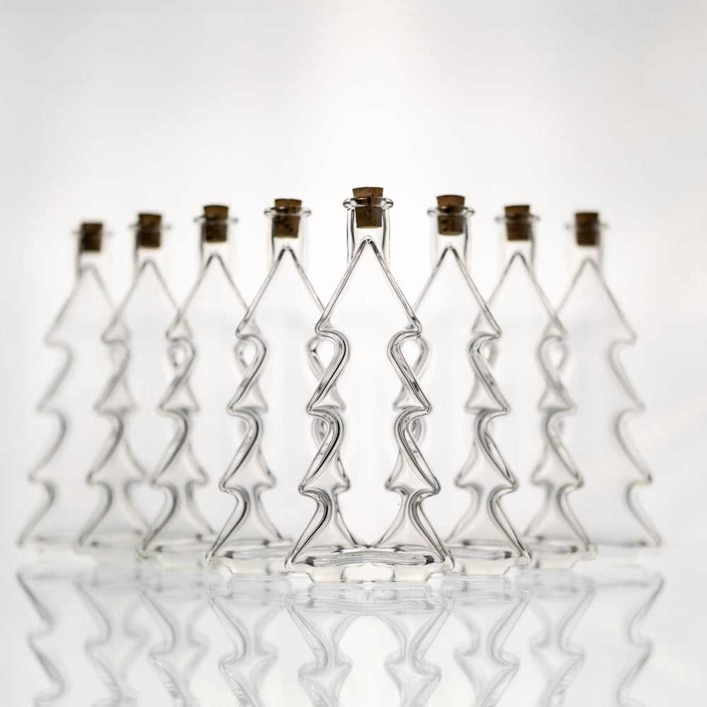 Flasche Tannenbaum 200 ml im 8er Weihnachtsset mit Korken