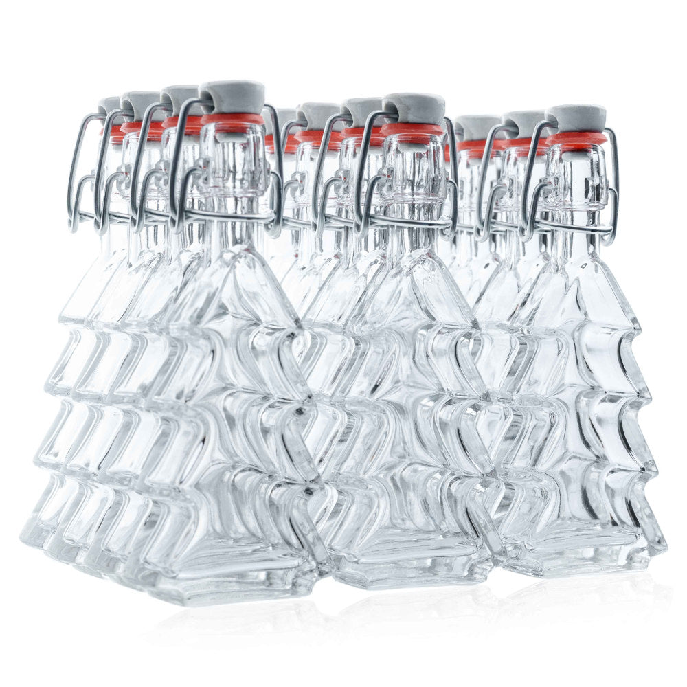 Flasche Tannenbaum 40 ml im 12er Weihnachtsset mit Bügelverschluss – Ansicht 3