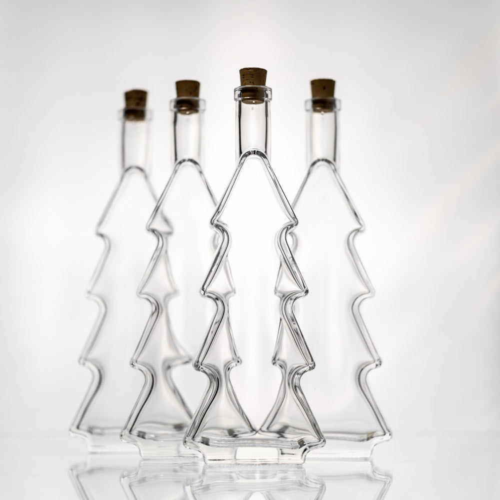 Flasche Tannenbaum 500 ml im 4er Weihnachtsset mit Korken
