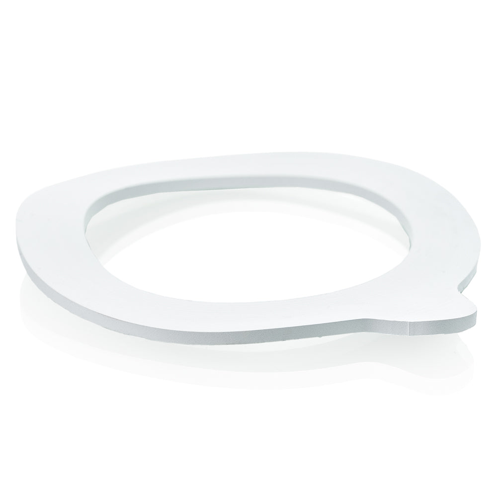 Gummiring weiß Drahtbügelglas 68x94 mm