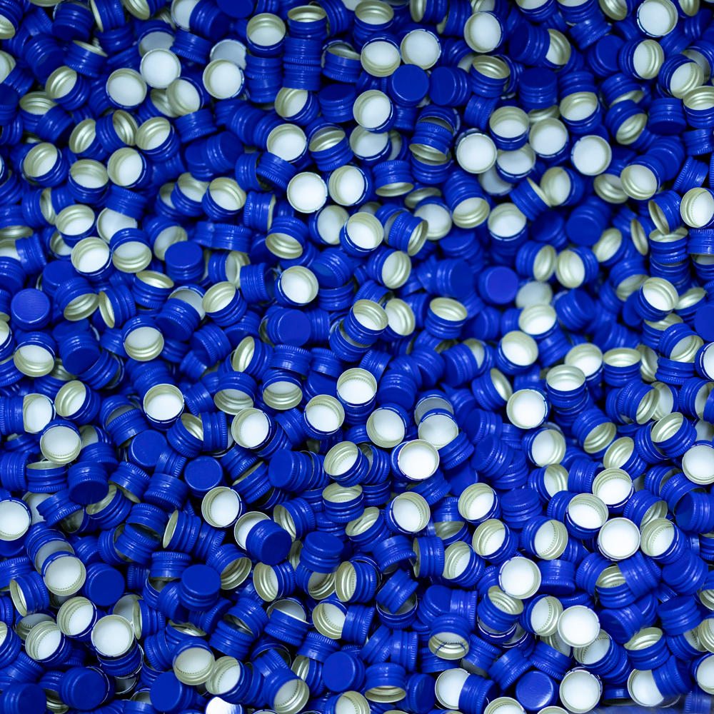 Handverschraubung 18 mm Blau-Sicherungsring – Ansicht 2