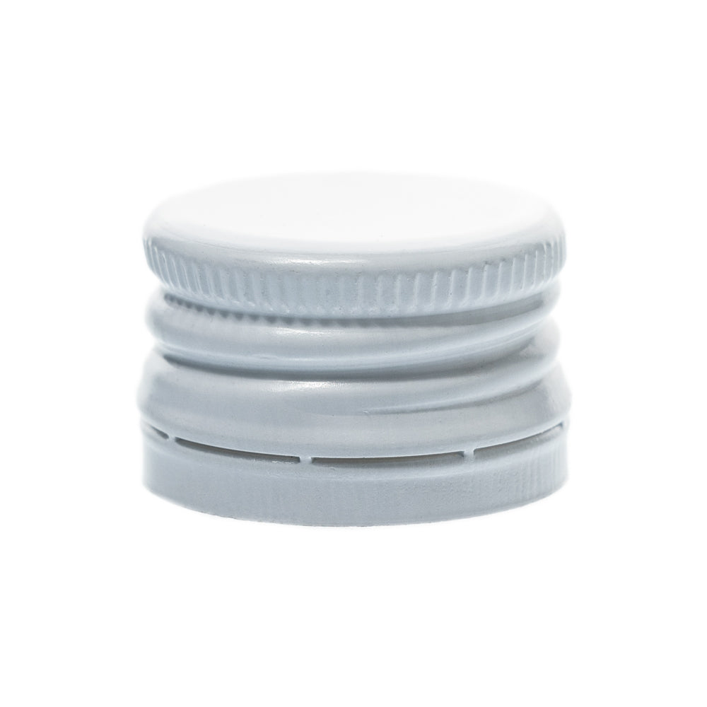 Handverschraubung 28 mm Weiß-Sicherungsring