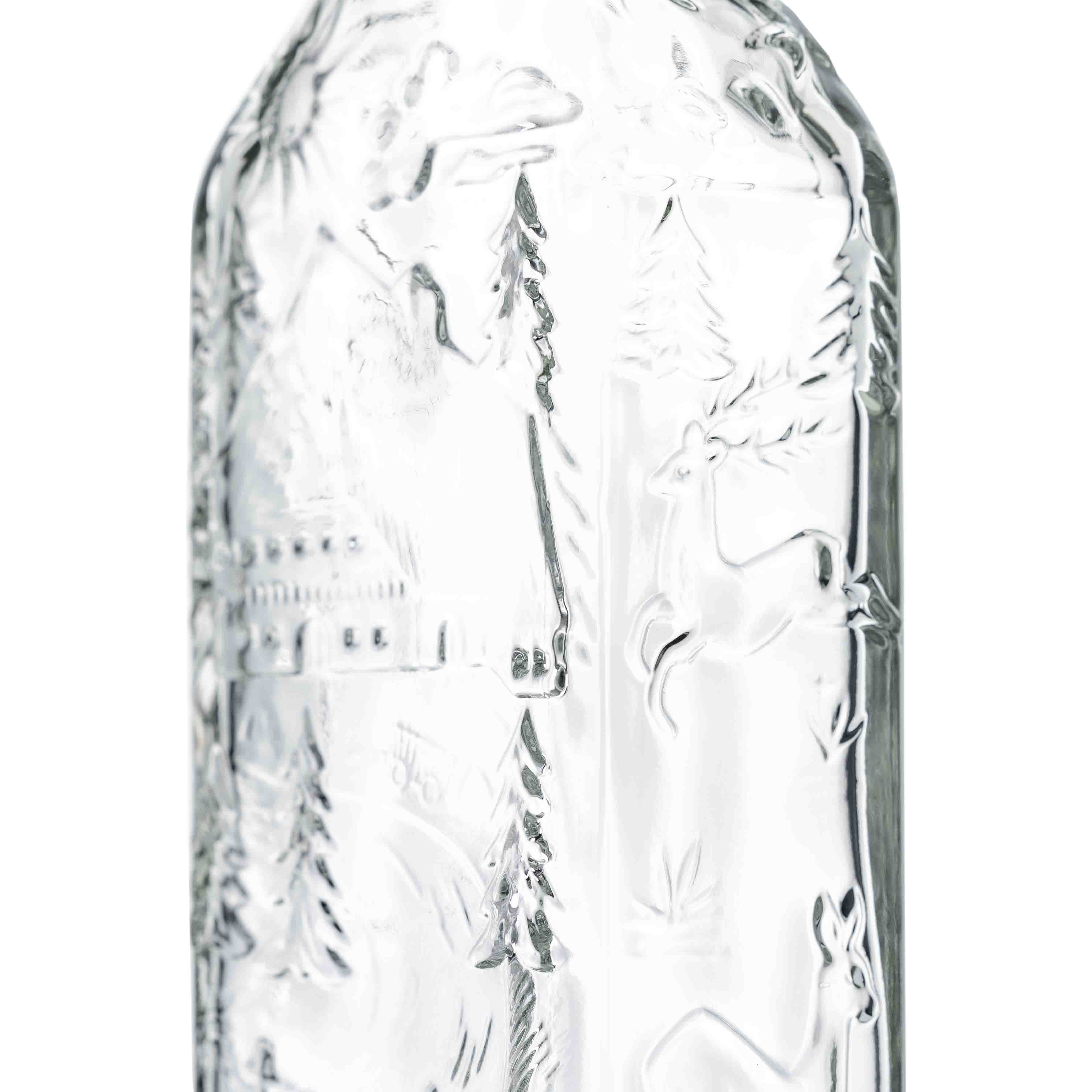 Kirschwasserflasche 500 ml 31,5 mm Deep Schwarzwald-Motiv – Ansicht 2