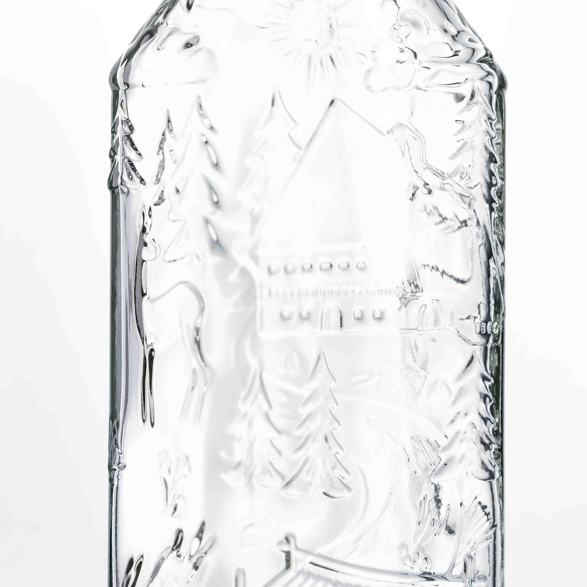 Kirschwasserflasche 500 ml 31,5 mm Deep Schwarzwald-Motiv – Ansicht 3
