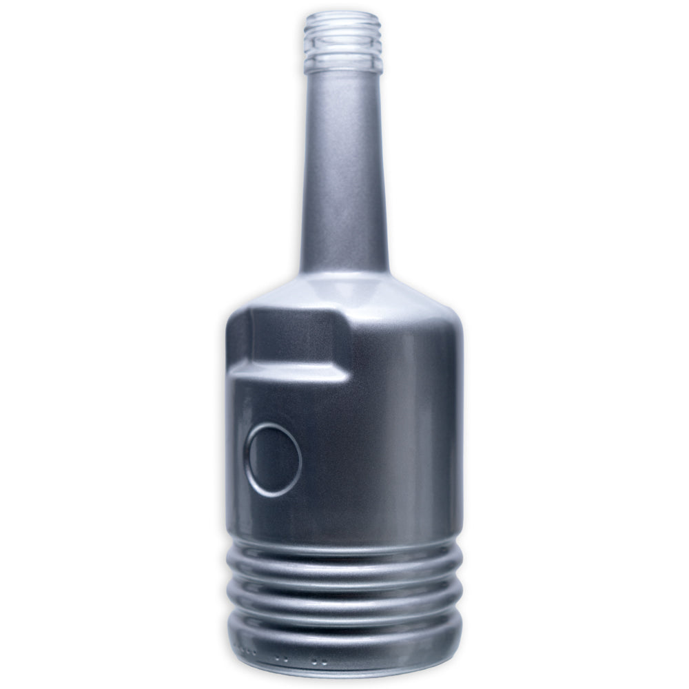 Kolbenflasche 700 ml Grau Matt PP 31,5 mm