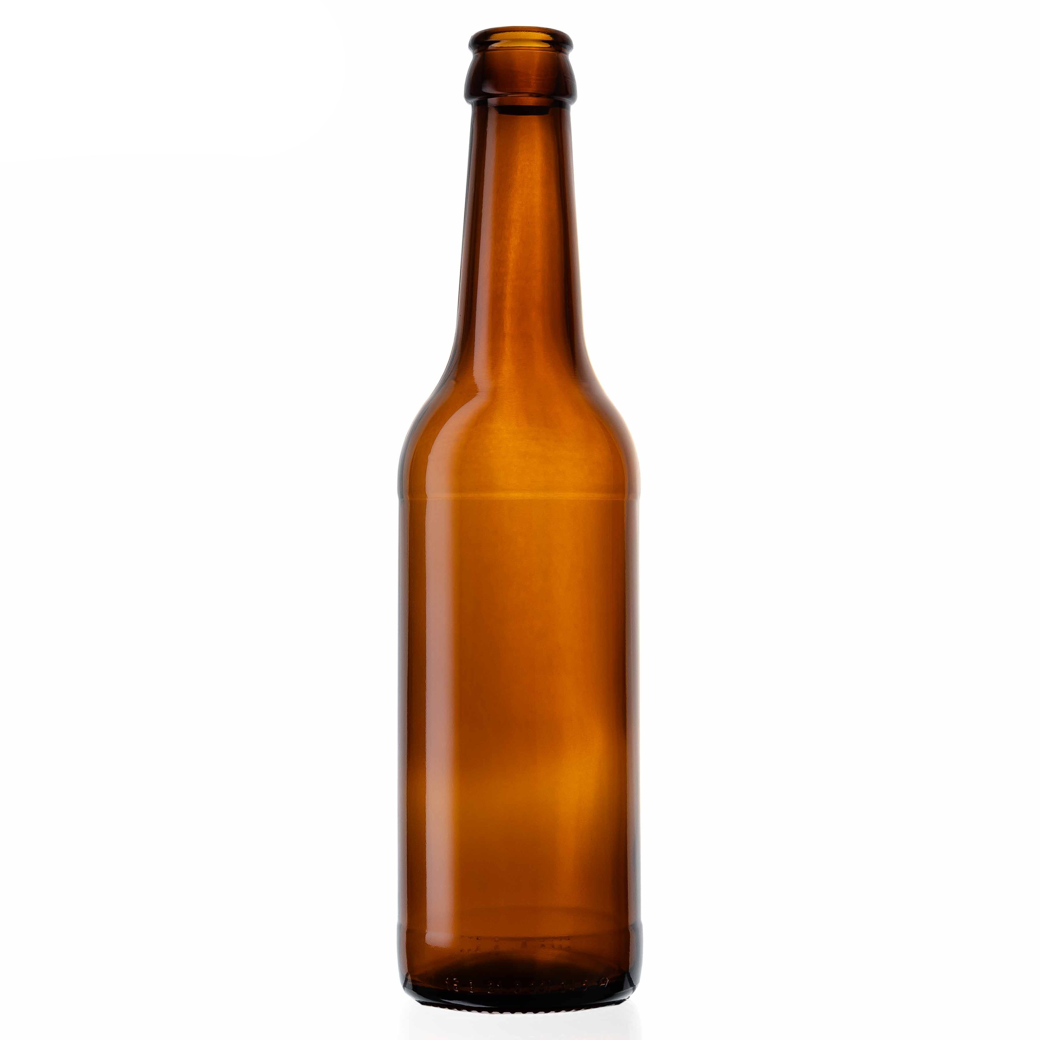 Longneck Bierflasche 0,33l CC Braun