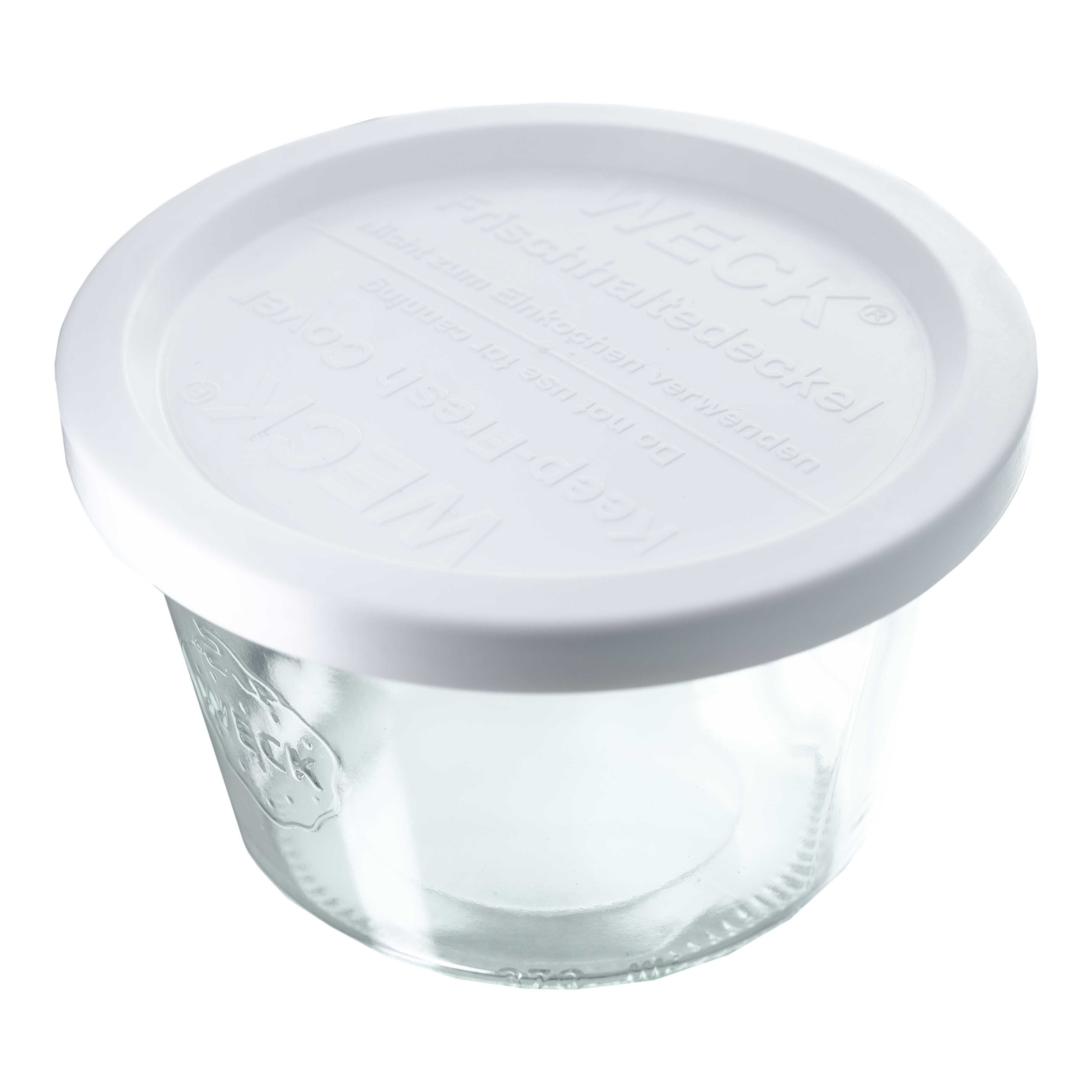 5er-Set WECK-Sturzglas 370ml RR100 mit Frischhaltedeckel – Ansicht 2
