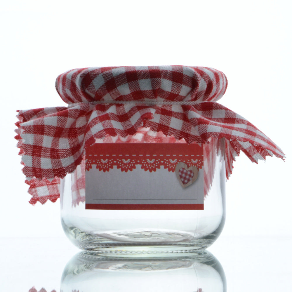 Puschkin Glas 212 ml im 12er Set inkl. Verschlüssen und Dekozubehör – Ansicht 4