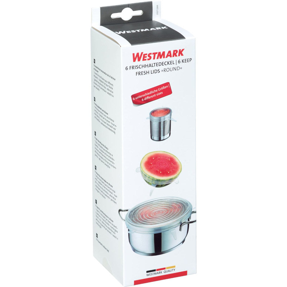 6 Universal-Frischhaltedeckel Silikon Rund - Westmark – Ansicht 7