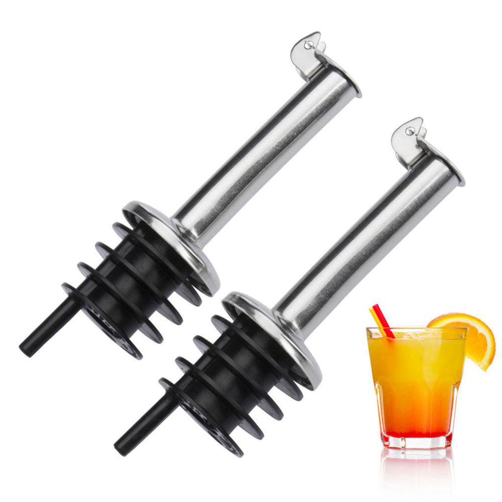 2 Ausgießer "Inox Gastro" PE-Kork - Metallklappe