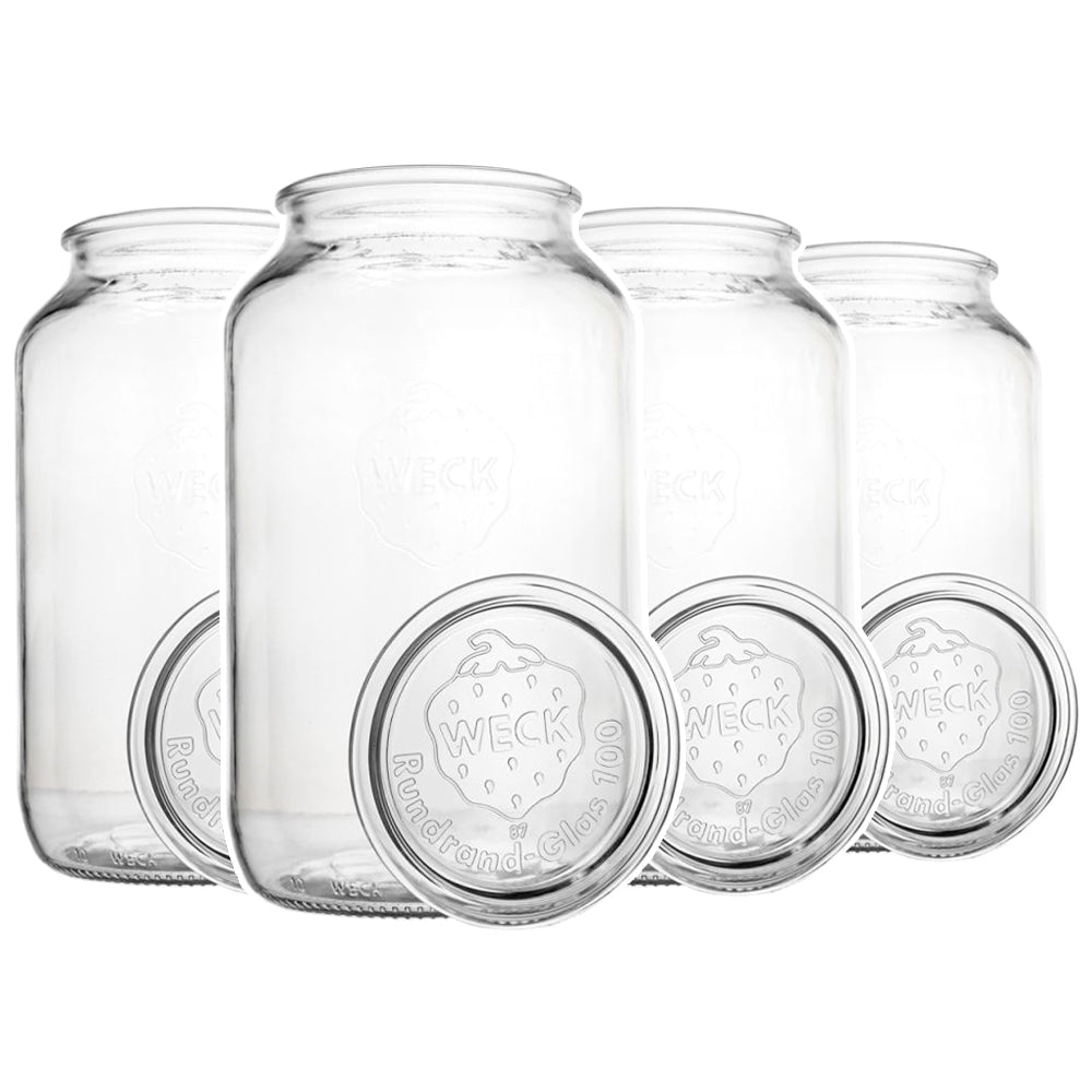 4er Set WECK-Zylinderglas 3 Liter